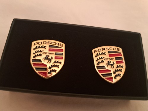 Porsche cufflink gift bag - cufflink,