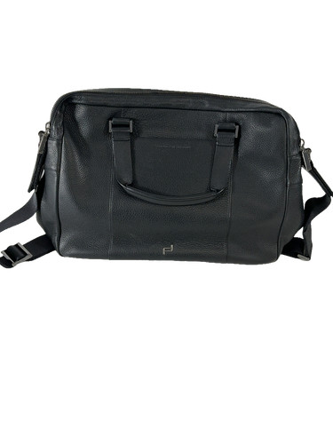 Porsche design black - black, leather